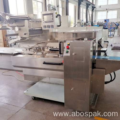 automatic dumplings with tray flow packing machine